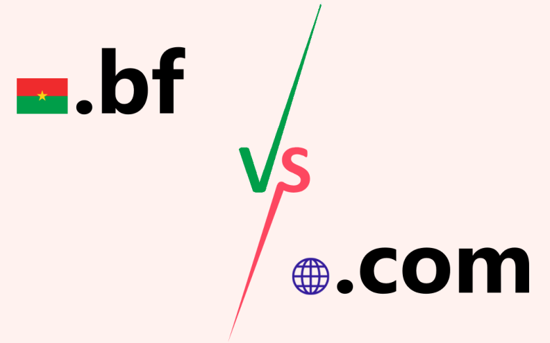 Nom de domaine .bf ou .com, lequel choisir ?